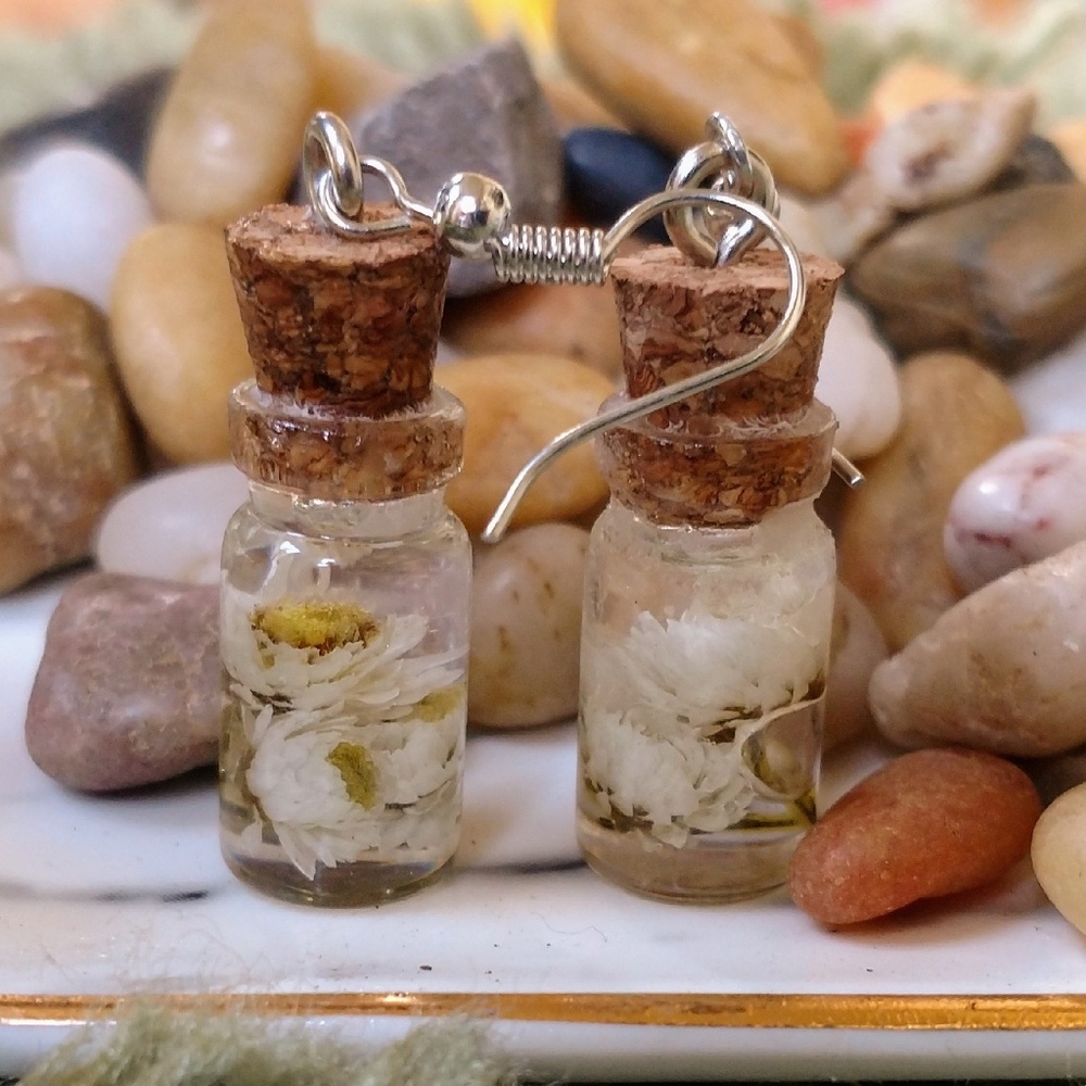 🌼Handcrafted Boho Floral Bouquet Earrings 🌼